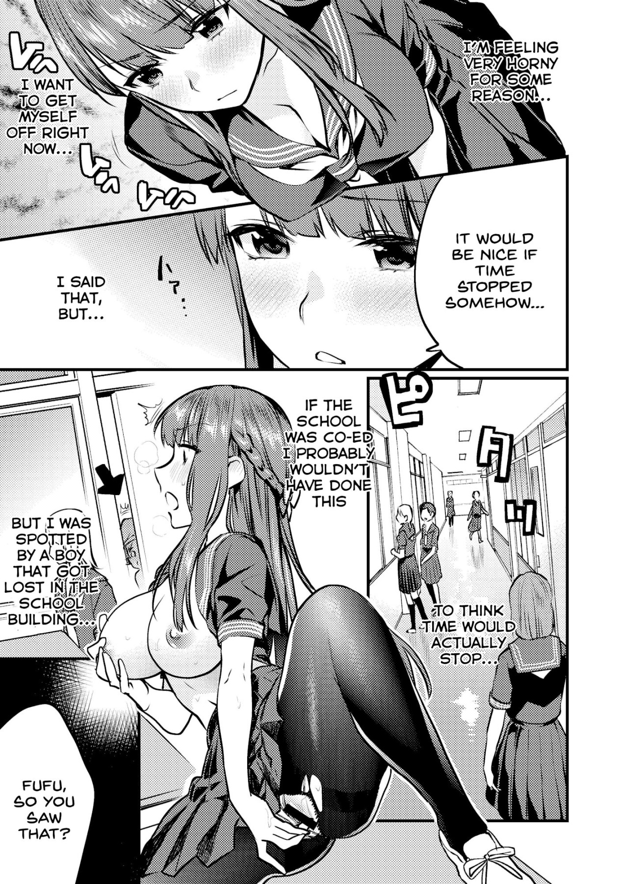 Hentai Manga Comic-Time Stop - A Blank Space In My Memory-Read-3